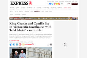 Screencapture of Daily Express