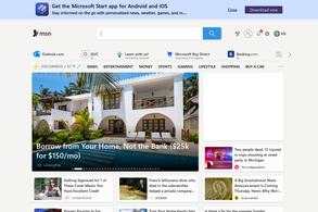 Screencapture of MSN