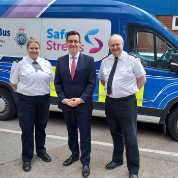 Superintendent Claire Jesson, PCC Dan Price and Chief Constable Mark Roberts.jpg