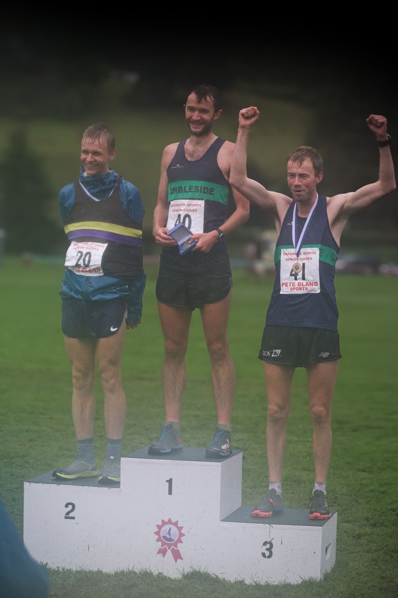 Matthew Elkington, Grasmere Sports' Senior Guides men's race winner 2024.