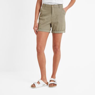 Canvey Women's Chino Shorts - Sage Green