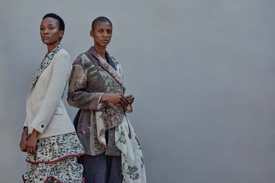 Final year fashion student designs using Hainsworth wool
