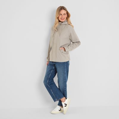 Vena Women's Waterproof Jacket - Dark Taupe