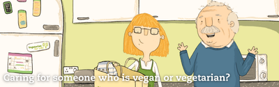 New to cooking for a vegan or vegetarian? The Vegetarian for Life carers’ guide can help