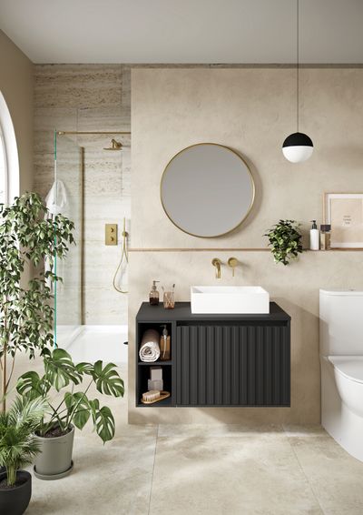 Alfie 800 Cabinet with Open Storage