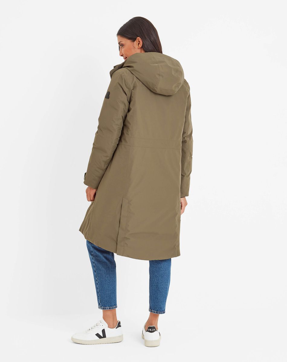 Reiner Women's Waterproof Down Parka - Khaki