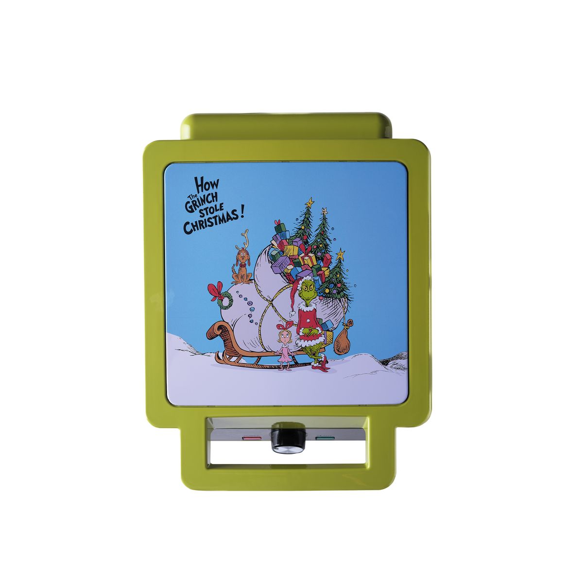 THE GRINCH FOUR PORTION WAFFLE MAKER 