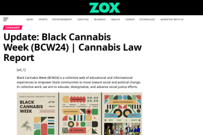 Screencapture of Cannabis Law Report – ReportWire