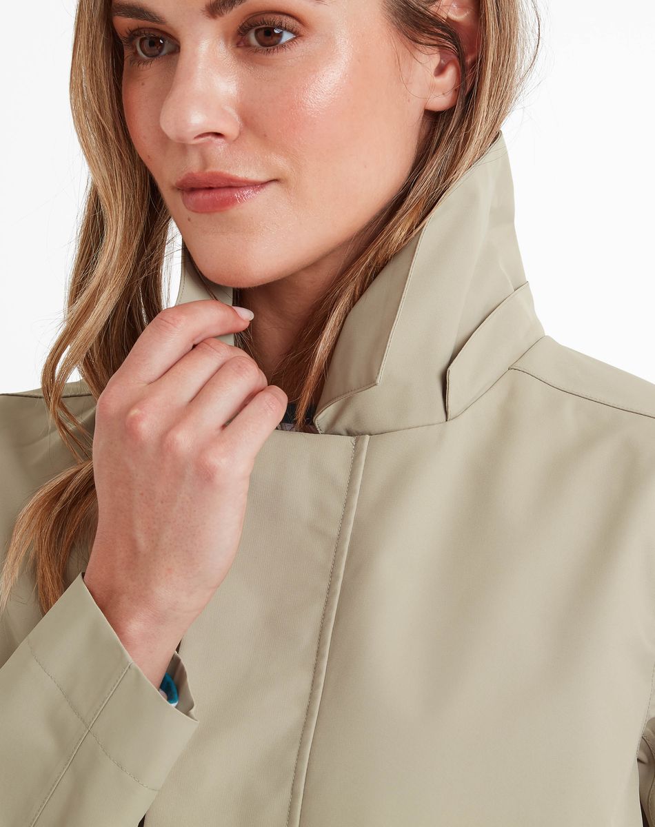  Alva womens waterproof jacket - taupe