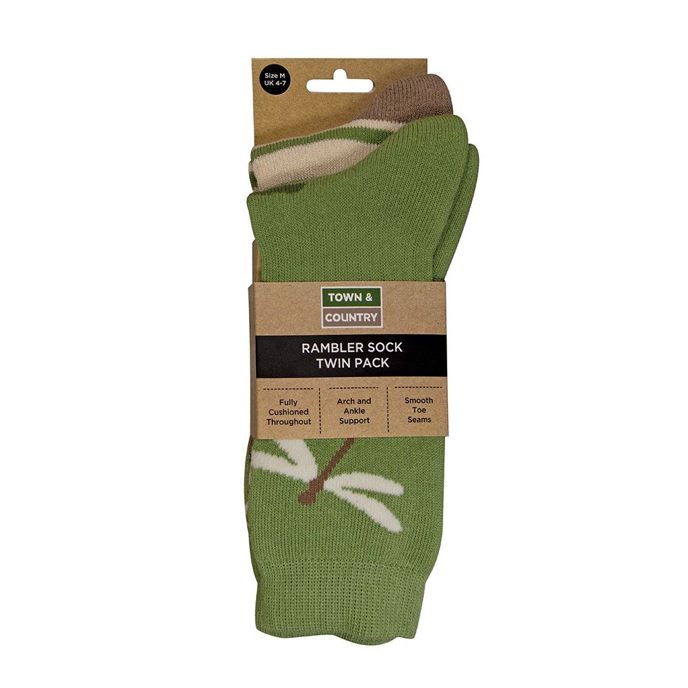 Dragonfly Rambler Socks Sage