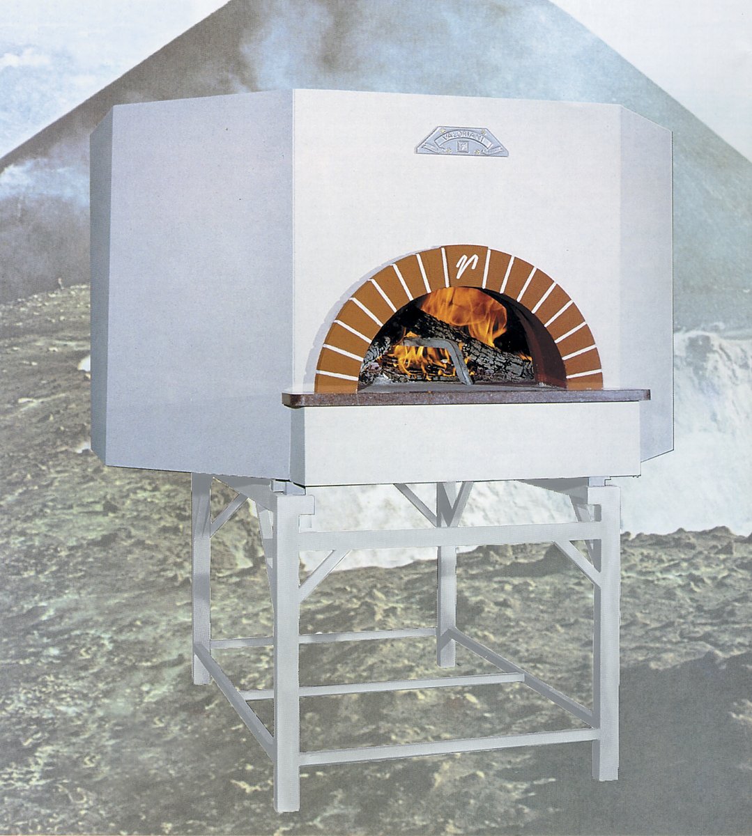 The Vesuvio OT wood fired pizza oven for restaurant and commercial use