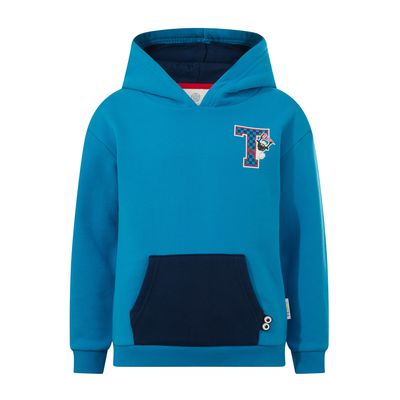 Masham Shaun the Sheep Kids Supersoft Overhead Hoodie - Bondi Blue