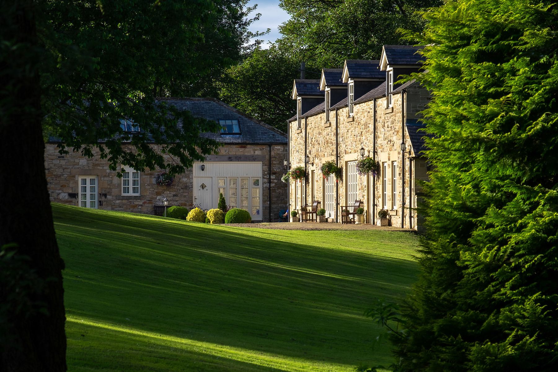 Castle View accommodation at Langley Castle