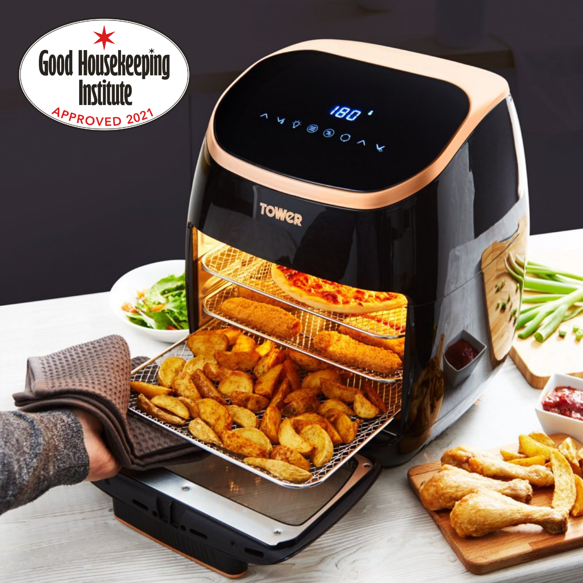 T17039RGB - Tower Xpress Pro 5-in-1 Digital Air Fryer Oven Rose Gold (GHI 2).png