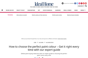 Screencapture of Ideal Home