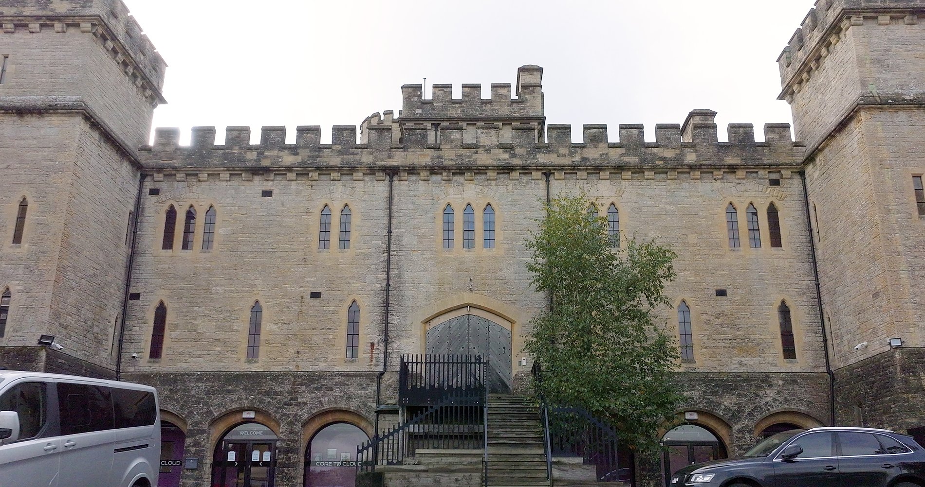 Outside shot of the castle