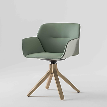 Nuez Chair by Patricia Urquiola for Andreu World, Upolstered in Ultrafabrics Volar Bio