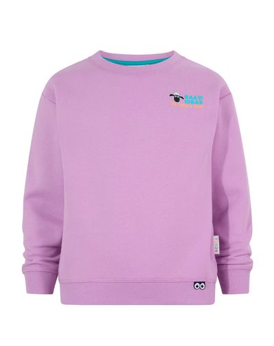 Montadale Kids Shaun the Sheep Crew Sweat - Lilac Haze