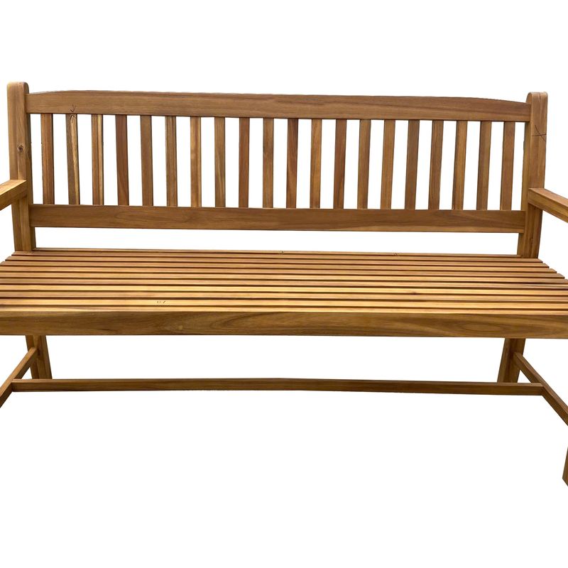 Lymington 3 Seater Acacia Wooden Garden Bench