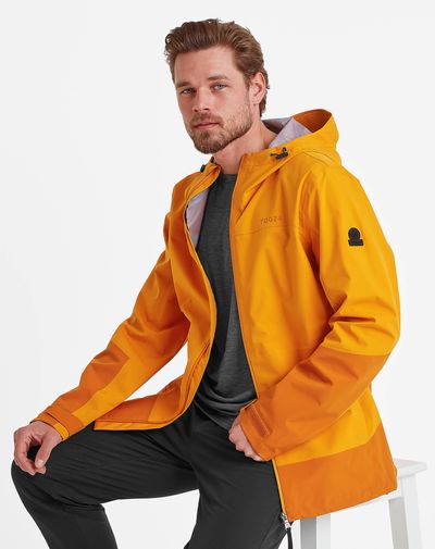 Bowston Mens Waterproof Jacket - Tangerine