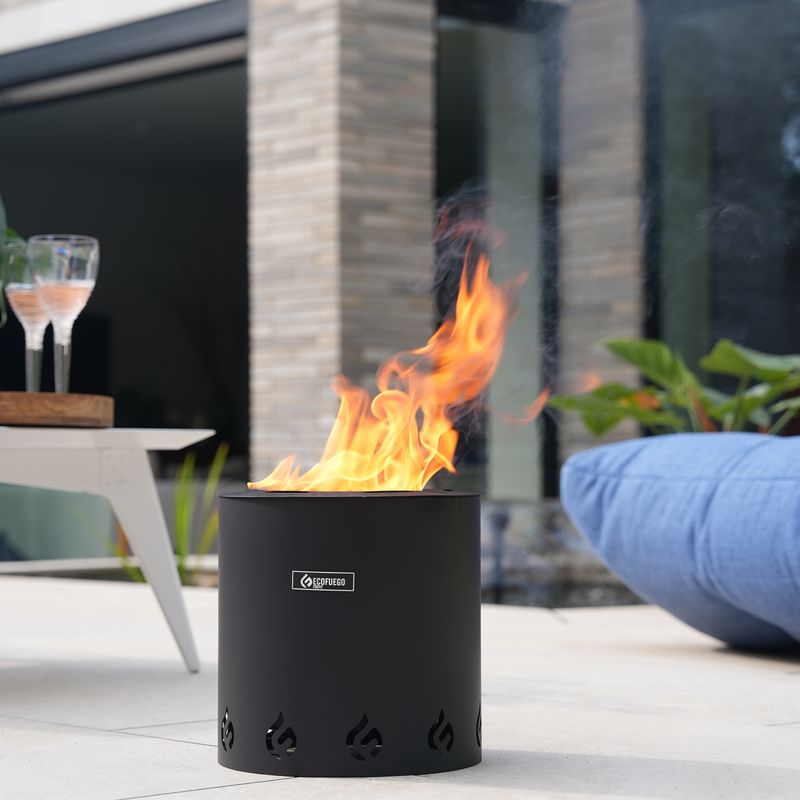 El Campo Fire Pit - Matte Stove Black