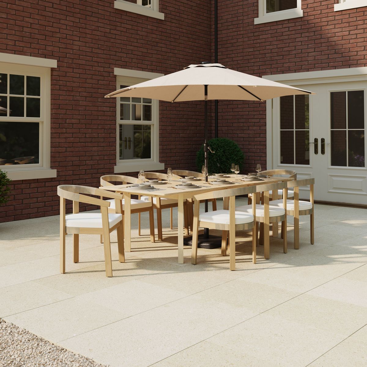 Acacia Extending Dining Table