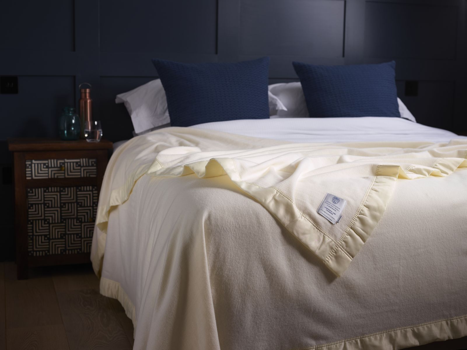 Lambswool Cashmere White
