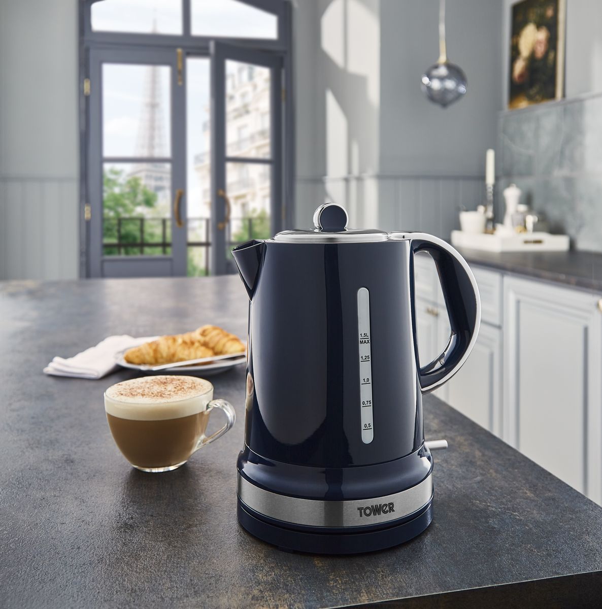 Belle 3KW 1.5L Jug Kettle Midnight Blue