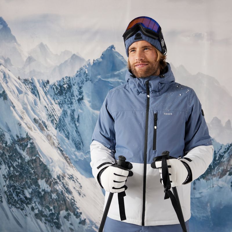 Samoens Mens Waterproof Ski Jacket - Steel Smokey Blue