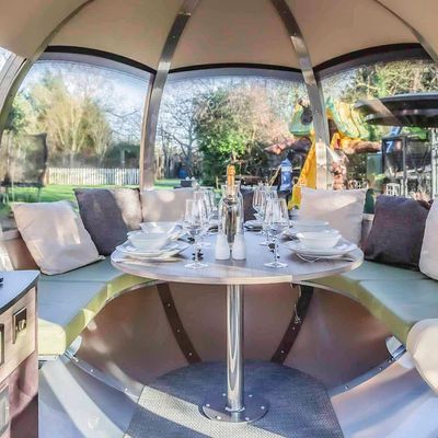 Ornate Garden Off Set Oval House Garden Pod