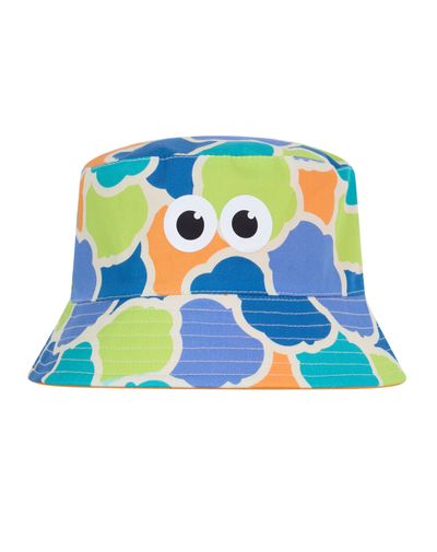 Balkhi Kids Shaun the Sheep Bucket Hat - Lime Cloud Print
