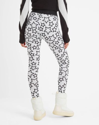 Snowdon Women's Thermal Leggings - star print