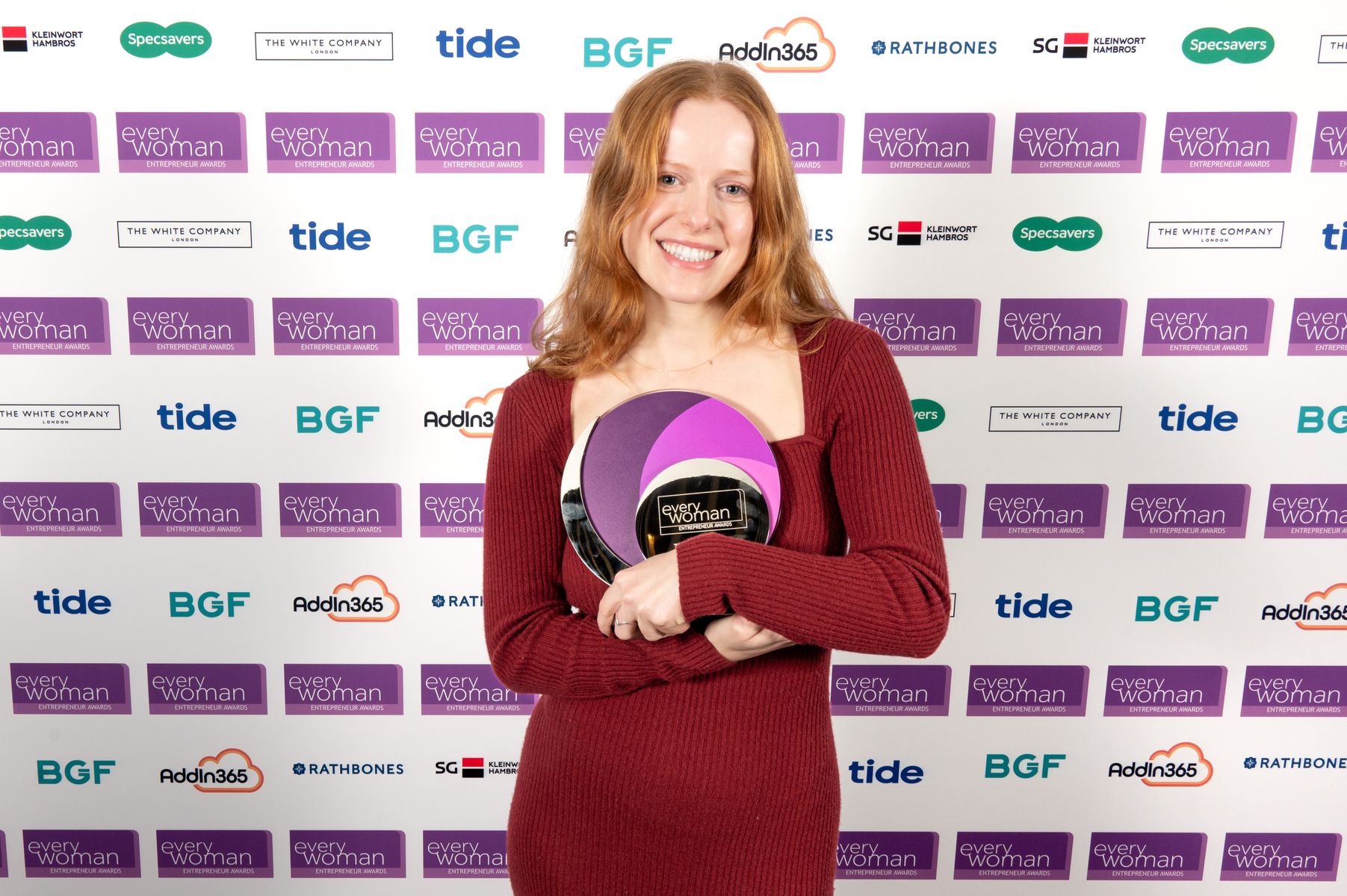 Kim Innes, Founder & CEO of Humble Crumble, winner of The Scale Up Award (sponsored by BGF) at the 2024 everywoman Entrepreneur Awards