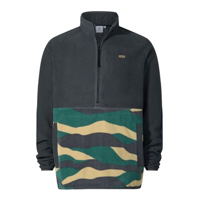 Ryle Men's Microfleece Zip Neck Deep - Slate