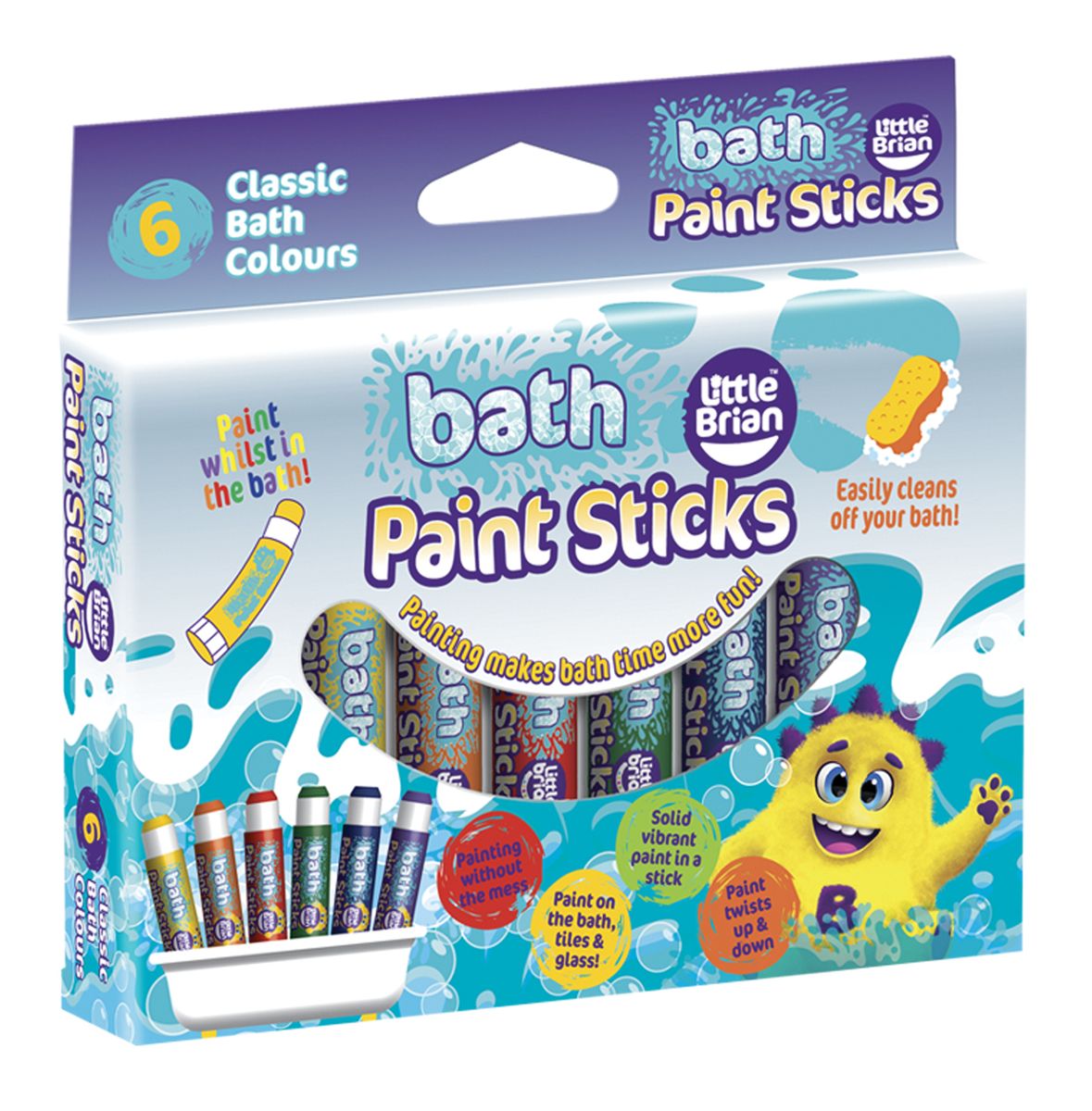 Little Brian Bath Paint Sticks 