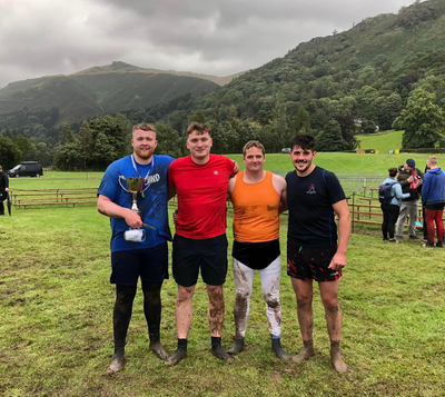 Men's All Weights Cumberland and Westmorland wrestling champion at Grasmere Lakeland Sports and Show 2024, Hákon Gunnarsson,