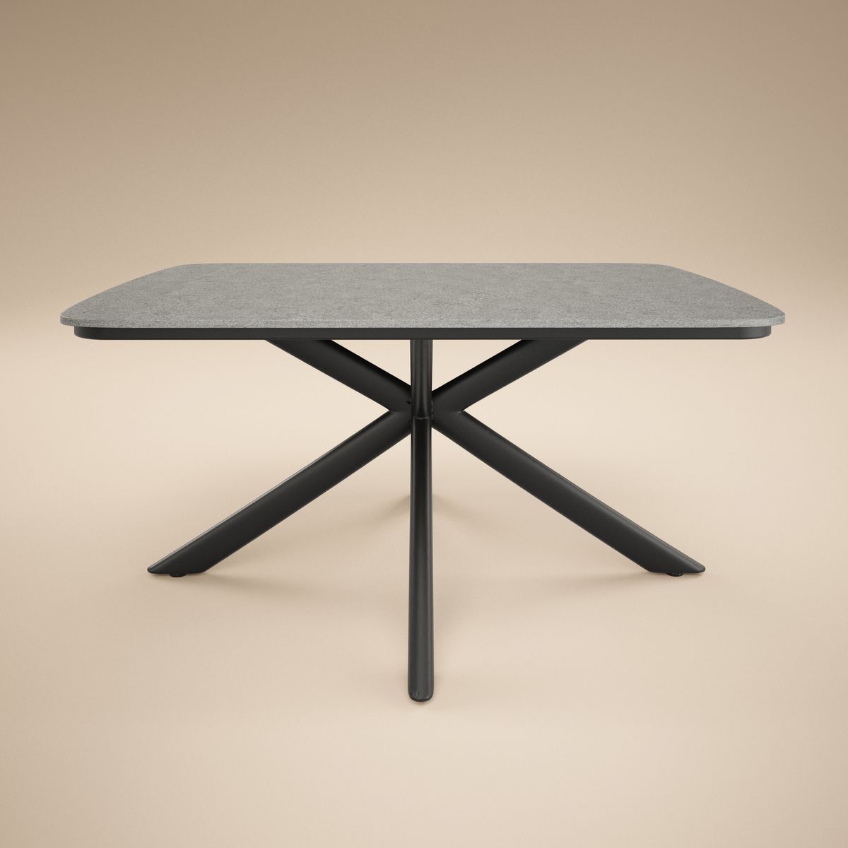 SOLACE+CO Eliza Garden Dining Table & Chairs Set Grey & Dark Brown