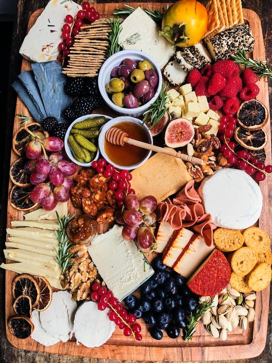 Vegan cheeseboard