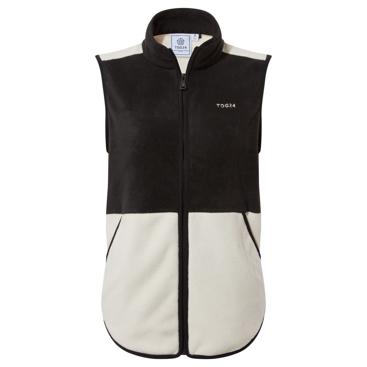 Fordley Women's Half Zip Fleece - Black/Vanilla