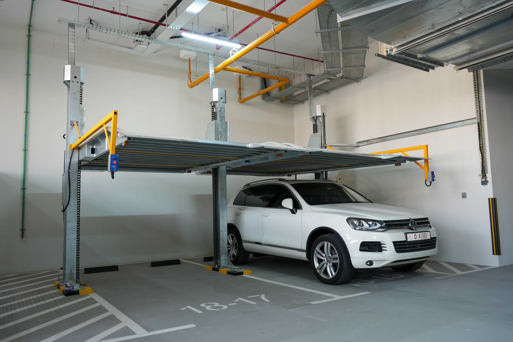 Smart stacked parking