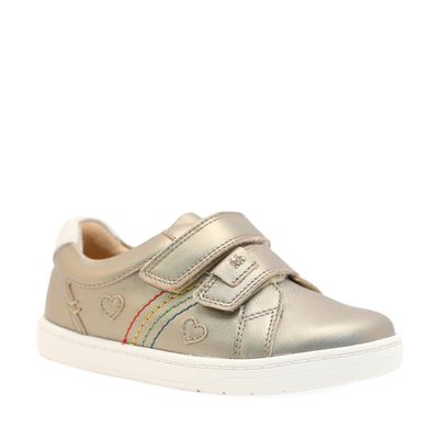 Fantasy Gold Metallic Leather Shoes