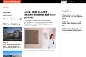 Screencapture of Arabian Business