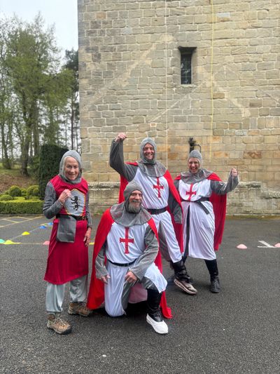 The bold knights who climbed Langley Castle's walls