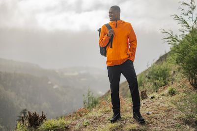 Bowston Men's Waterproof Jacket - Tangerine