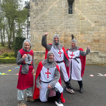 The bold knights who climbed Langley Castle's walls