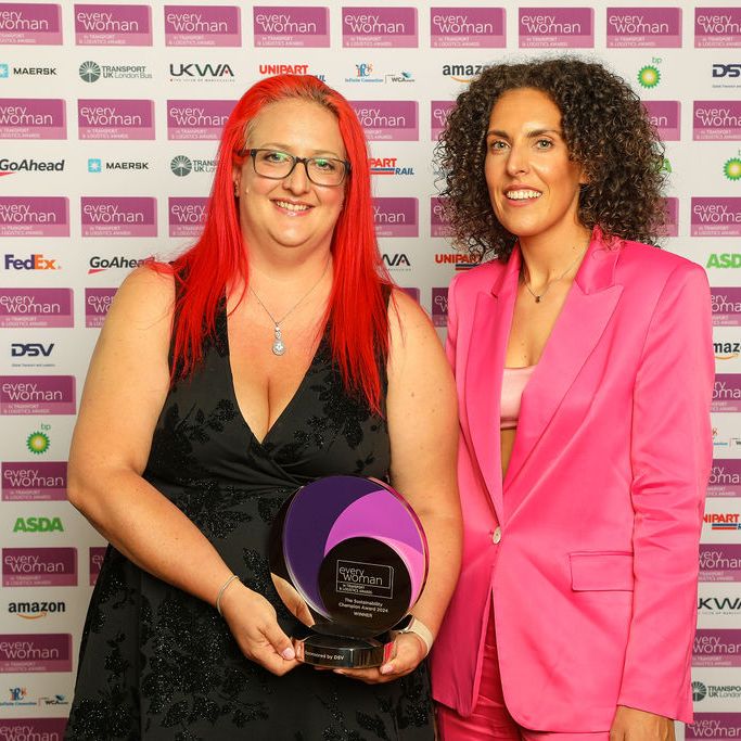 Sarah Weller (UK Truck & Plant Group) and Charlotte Bateman (DSV)