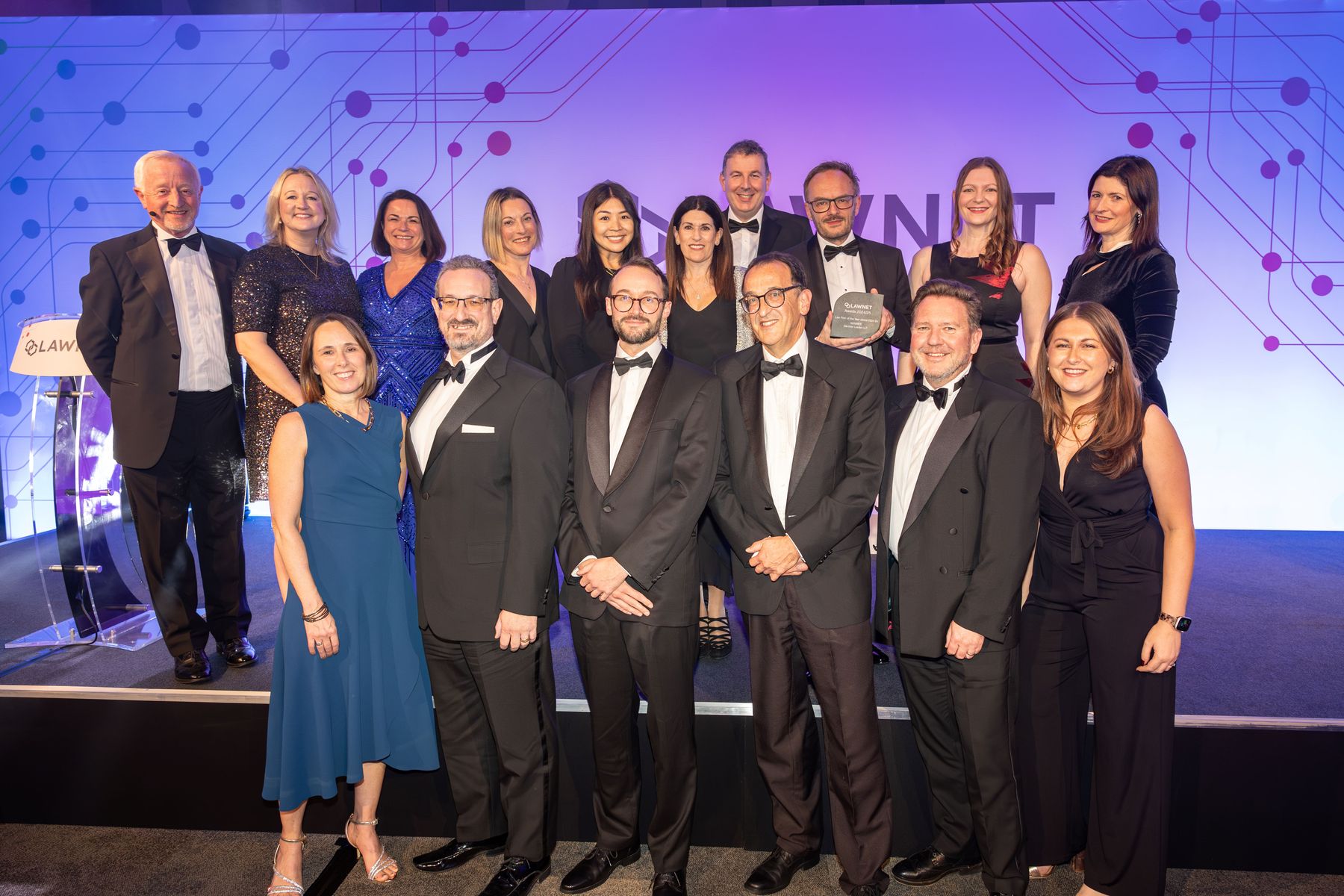 Law Firm of the Year, the Gardner Leader team at the LawNet awards