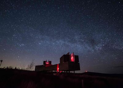 The Milky Way behind the Kielder Observatory
