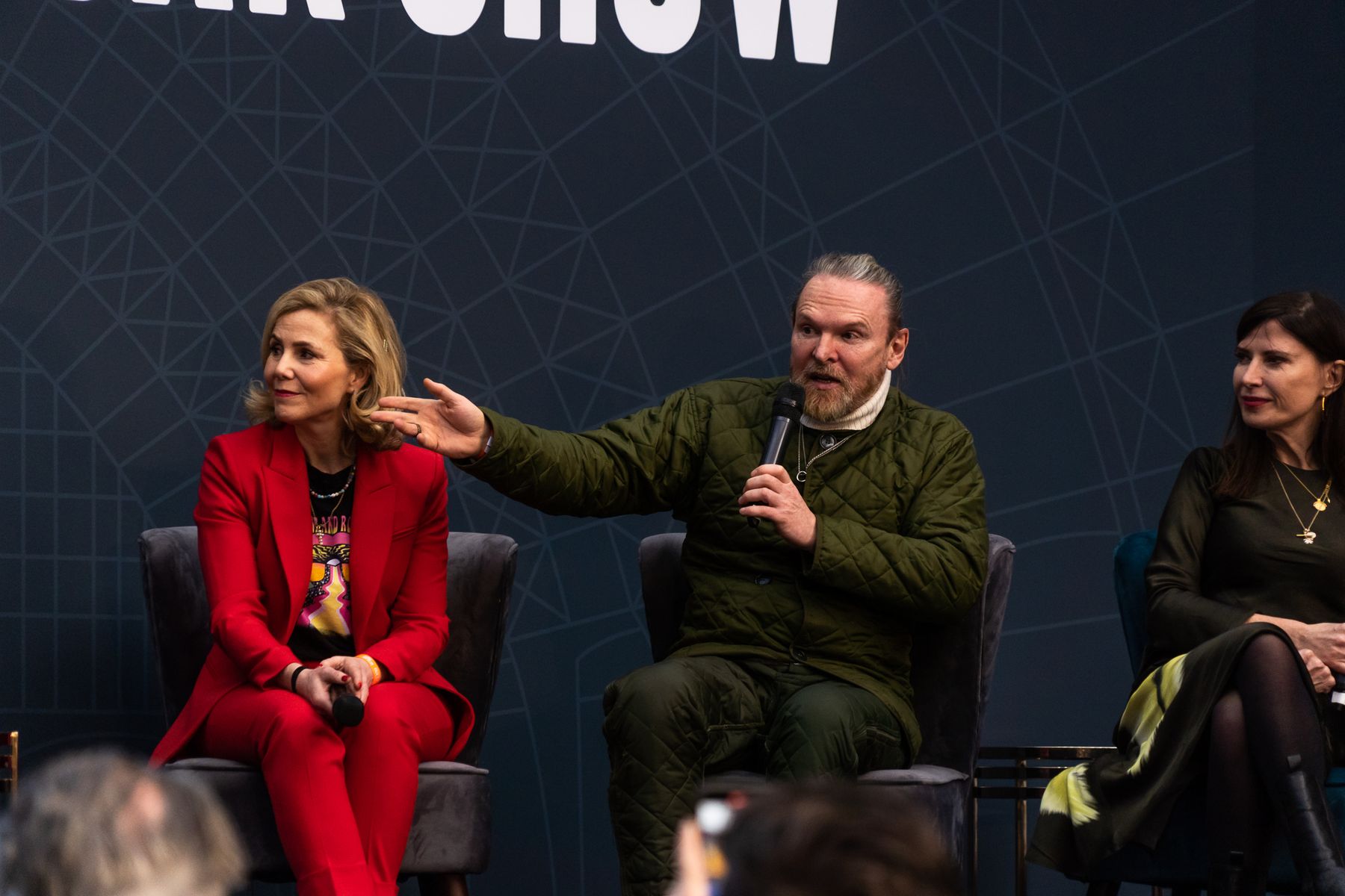 Cast of Classic at London Classic Car Show 