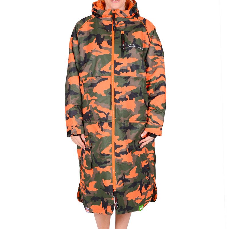 Charlie McLeod Eco Long Sleeve Sports Cloak in Camo Orange
